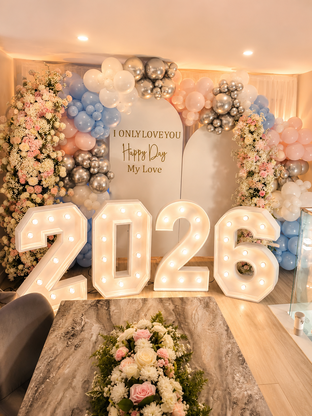Luxury Milestone Birthday Decoration Package