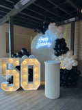 50th Birthday Balloon Arch Package
