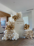 single arch/ balloon garlands/ one 90cm cake stand decoration package